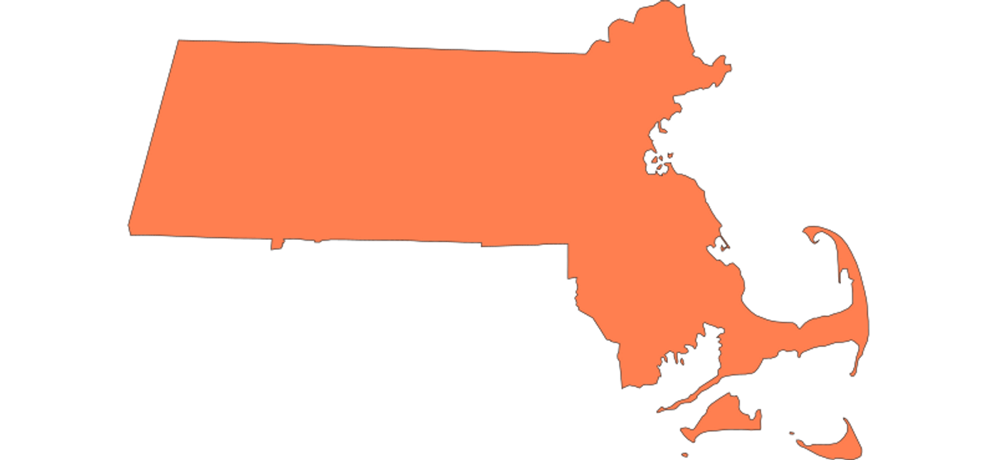 Massachusetts map